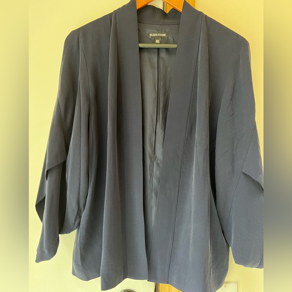 Eileen Fisher, silk jacket, size M, new